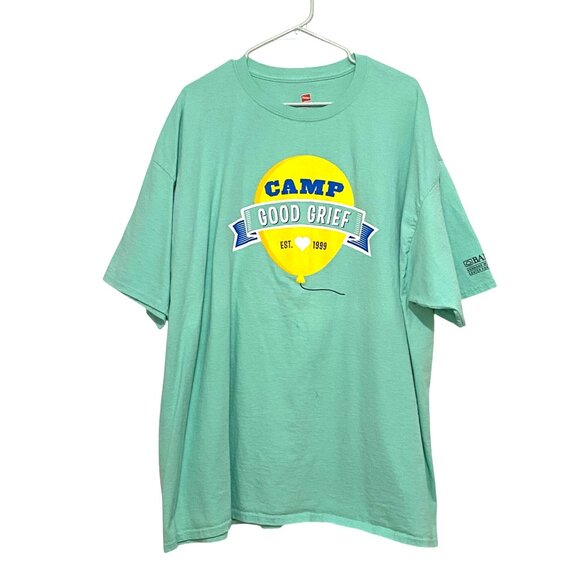 Camp Good Grief Mens T-Shirt 3XL Mint Green Memphis Tennessee Kemmons Wilson - Picture 2 of 7